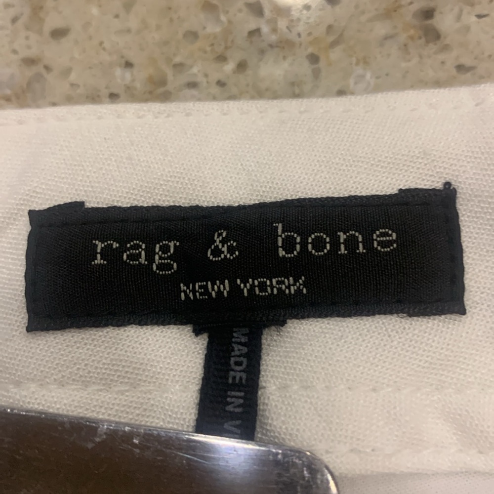 rag & bone White linen blend joggers. Fully lined in very good condition. W - 34 - Picture 12 of 14